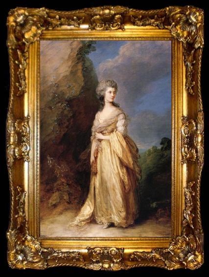 framed  Thomas Gainsborough Mrs.Peter william baker, ta009-2